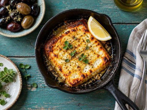 Pan-Fried Saganaki